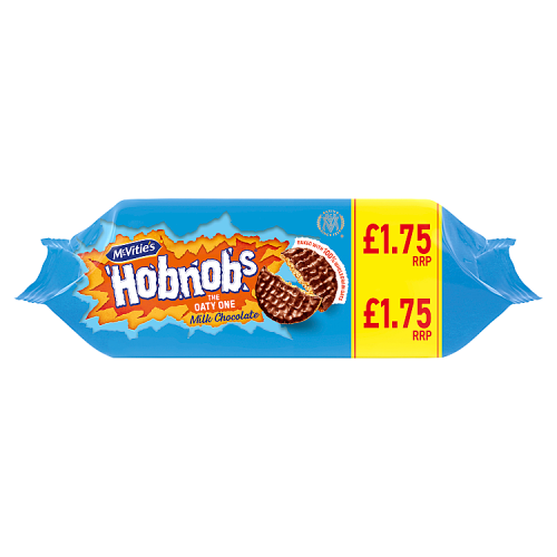 MCVITIES MILK CHOCOLATE HOBNOBS PM £1.75