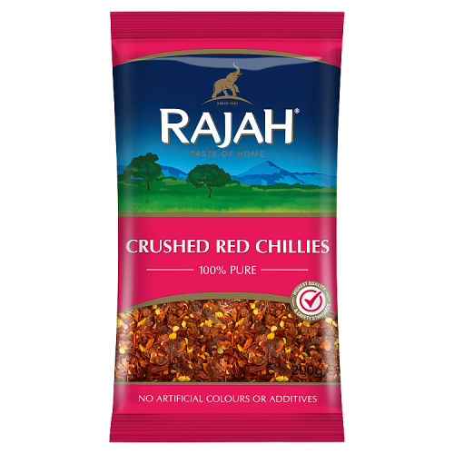 RAJAH CRUSHED RED CHILLIES